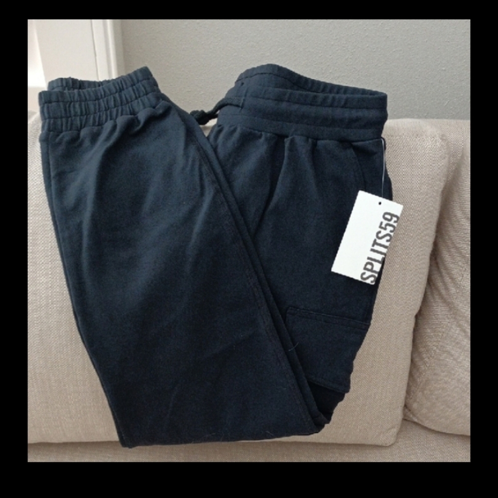 Splits59 Black Joggers